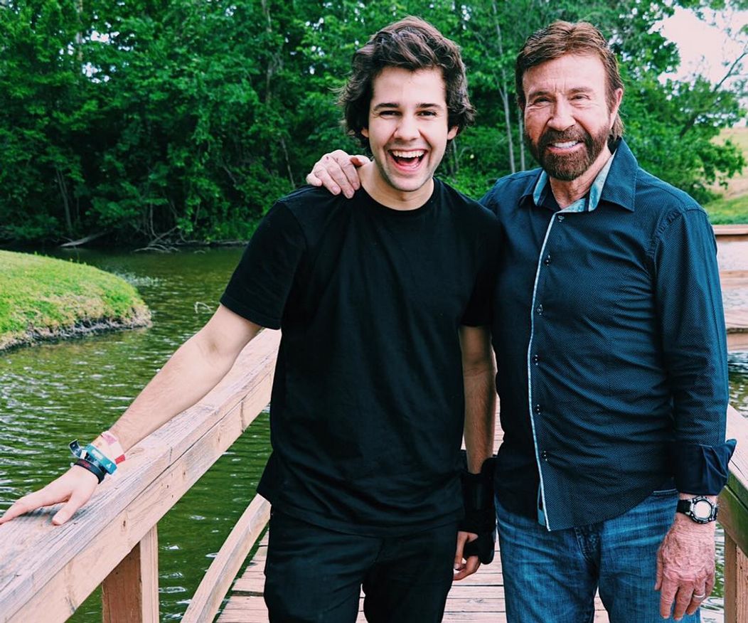 David Dobrik a Chuck Norris
