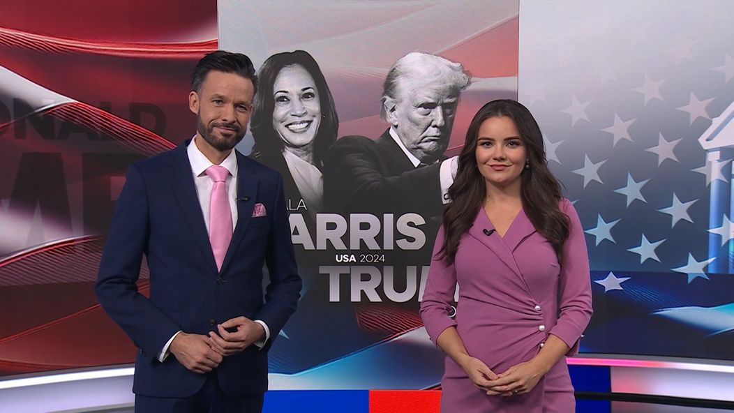 Roman Juraško a Ivana Zuzelková v relácii USA 2024: Americká volebná noc