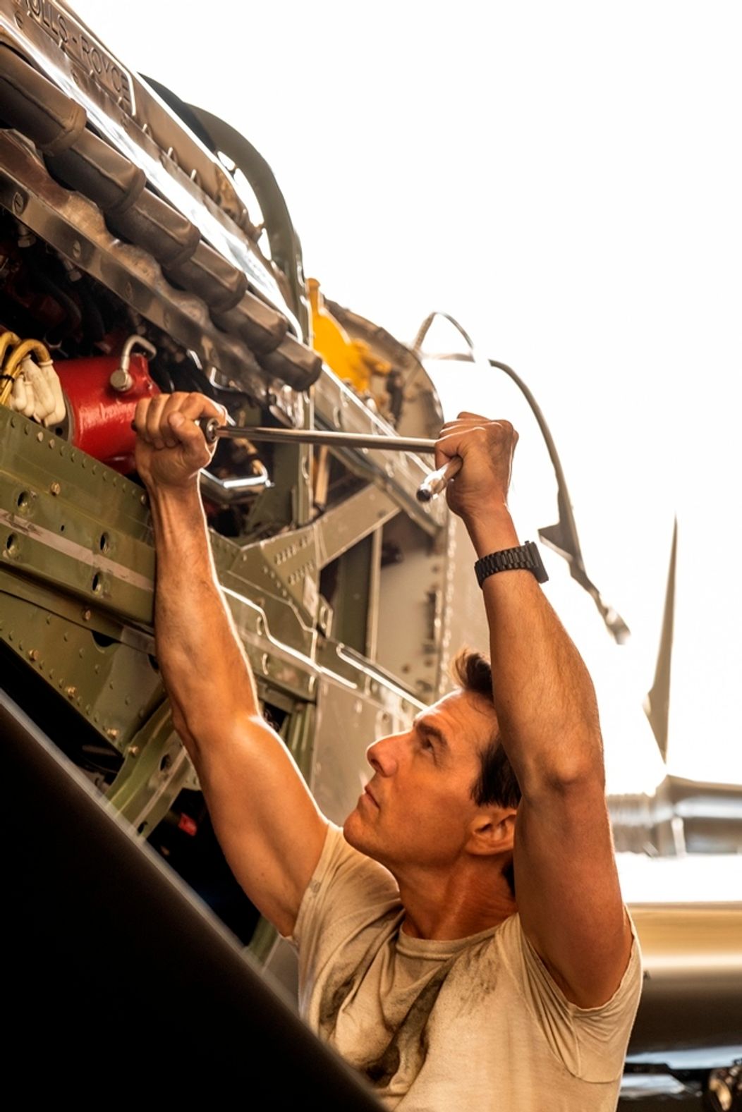Tom Cruise vo filme Top Gun: Maverick