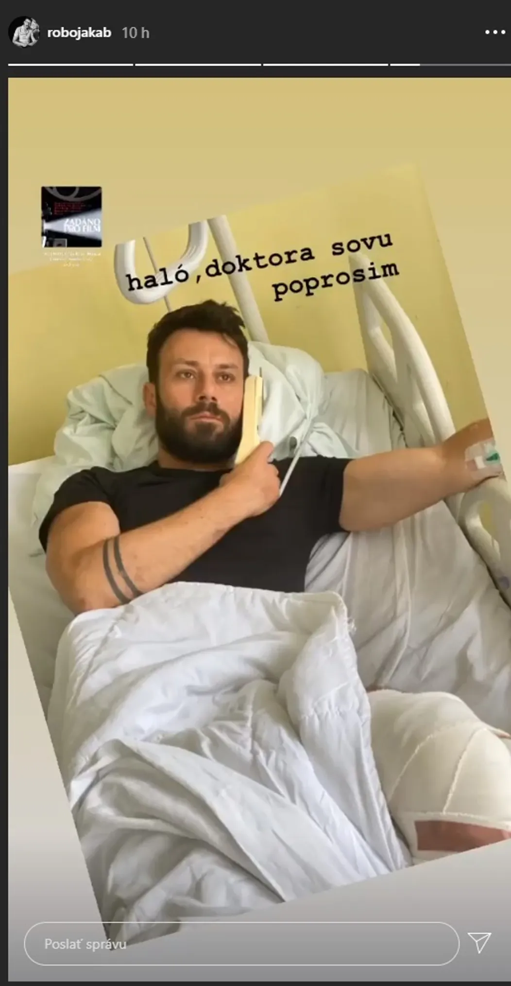 Humor herca neopúšťa ani v nemocnici