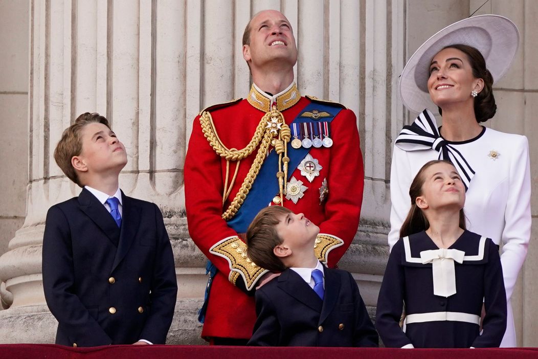 Princ a princezná z Walesu na Trooping the Colour