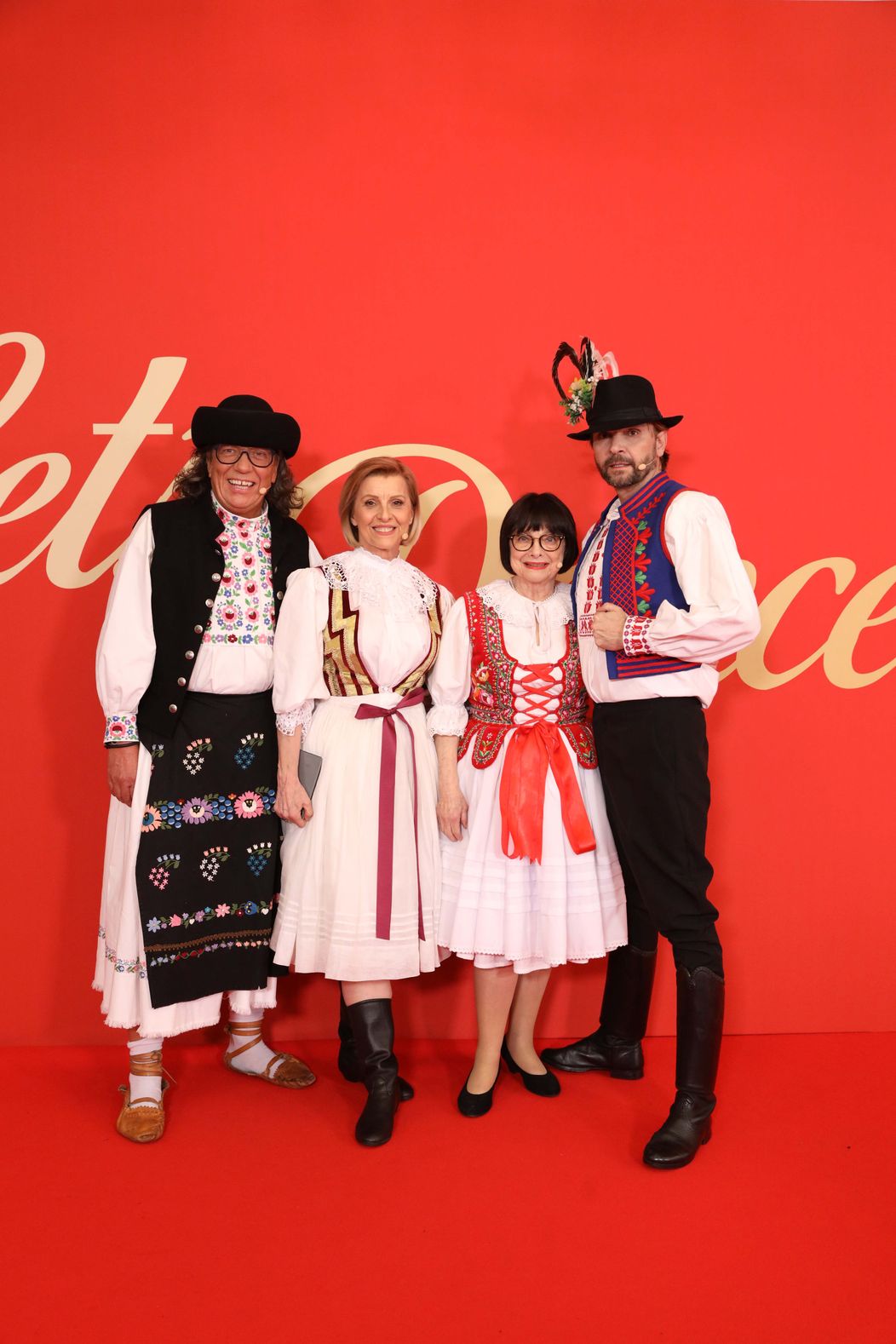 Richard Genzer, Tatiana Drexler, Dagmar Hubová a Ján Ďurovčík v šou Let's Dance