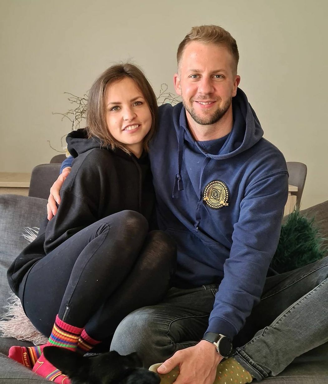 Matúš manželkou Ninou