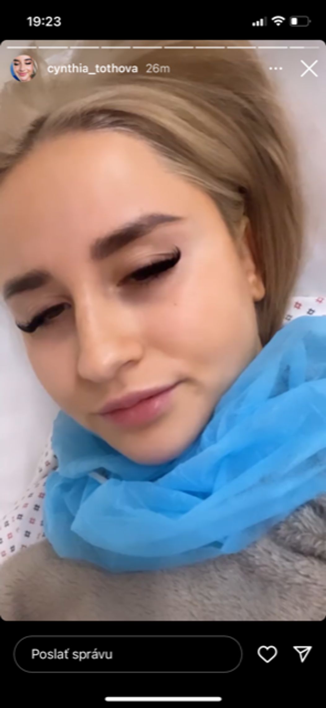 Cynthia absolvovala operačný zákrok