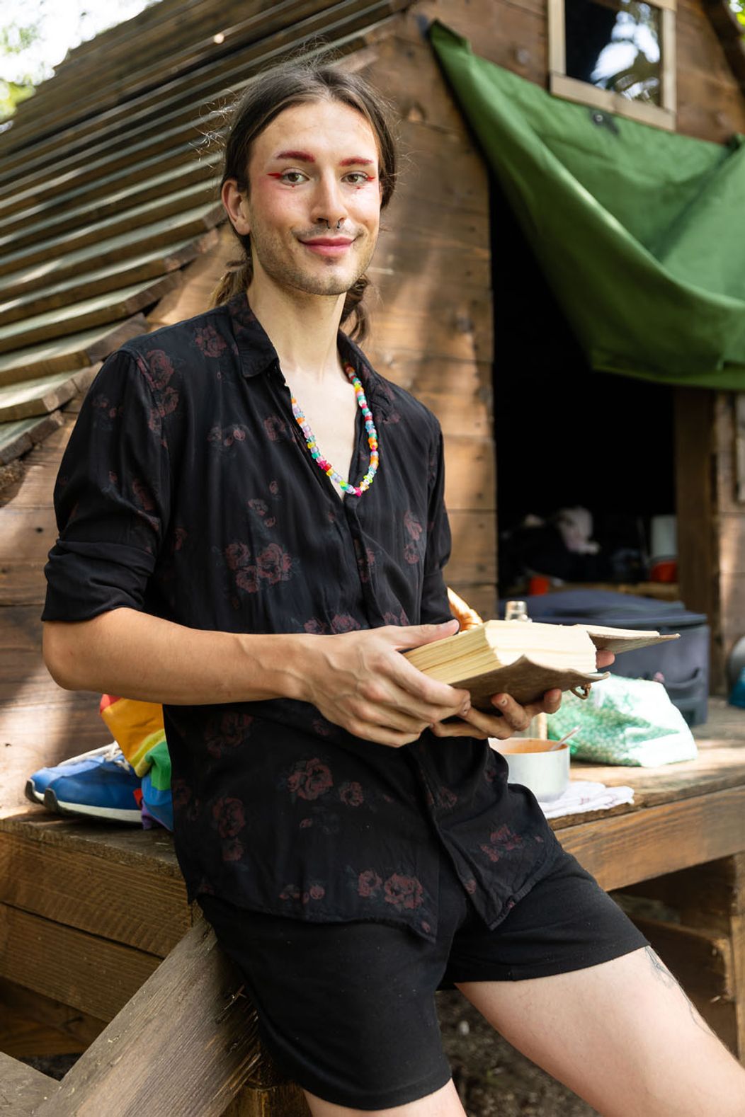 Daniel Kňažík počas nakrúcania Farmy 15