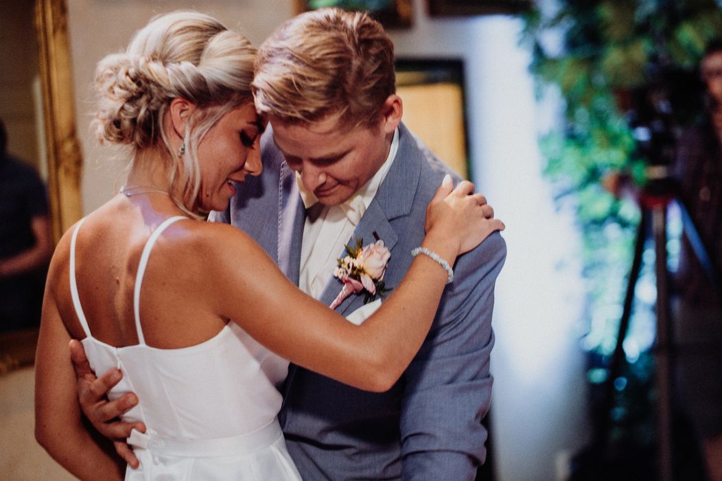 Natália a František na svadbe