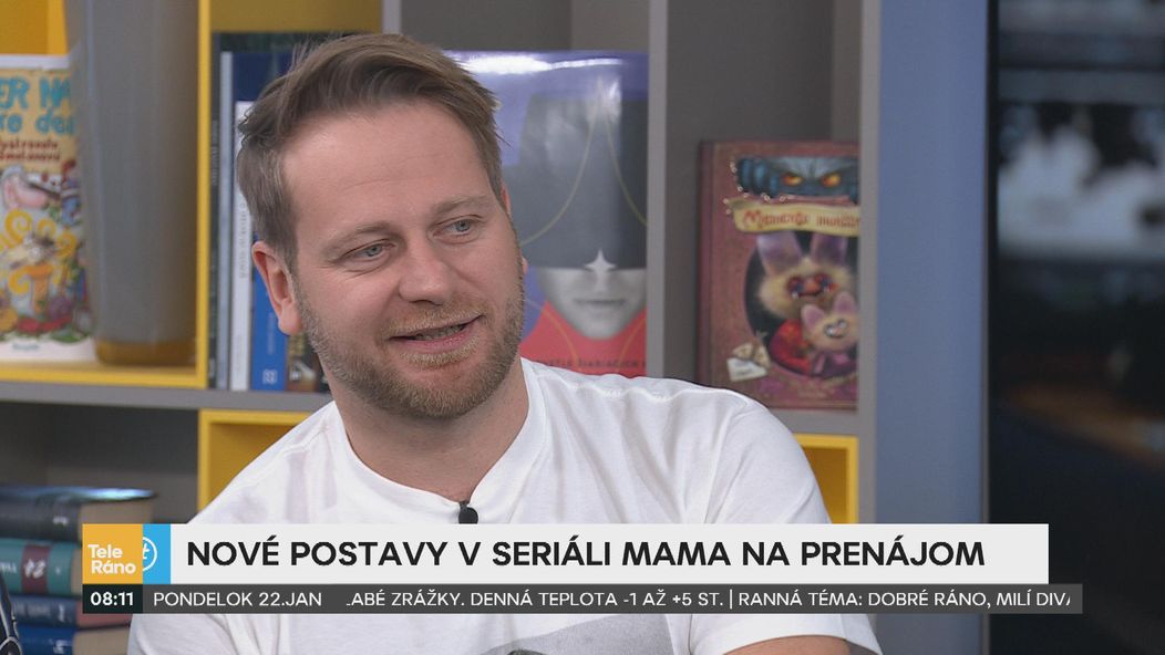 Marta Sládečková, Peter Brajerčík a Richard Autner v Teleráne