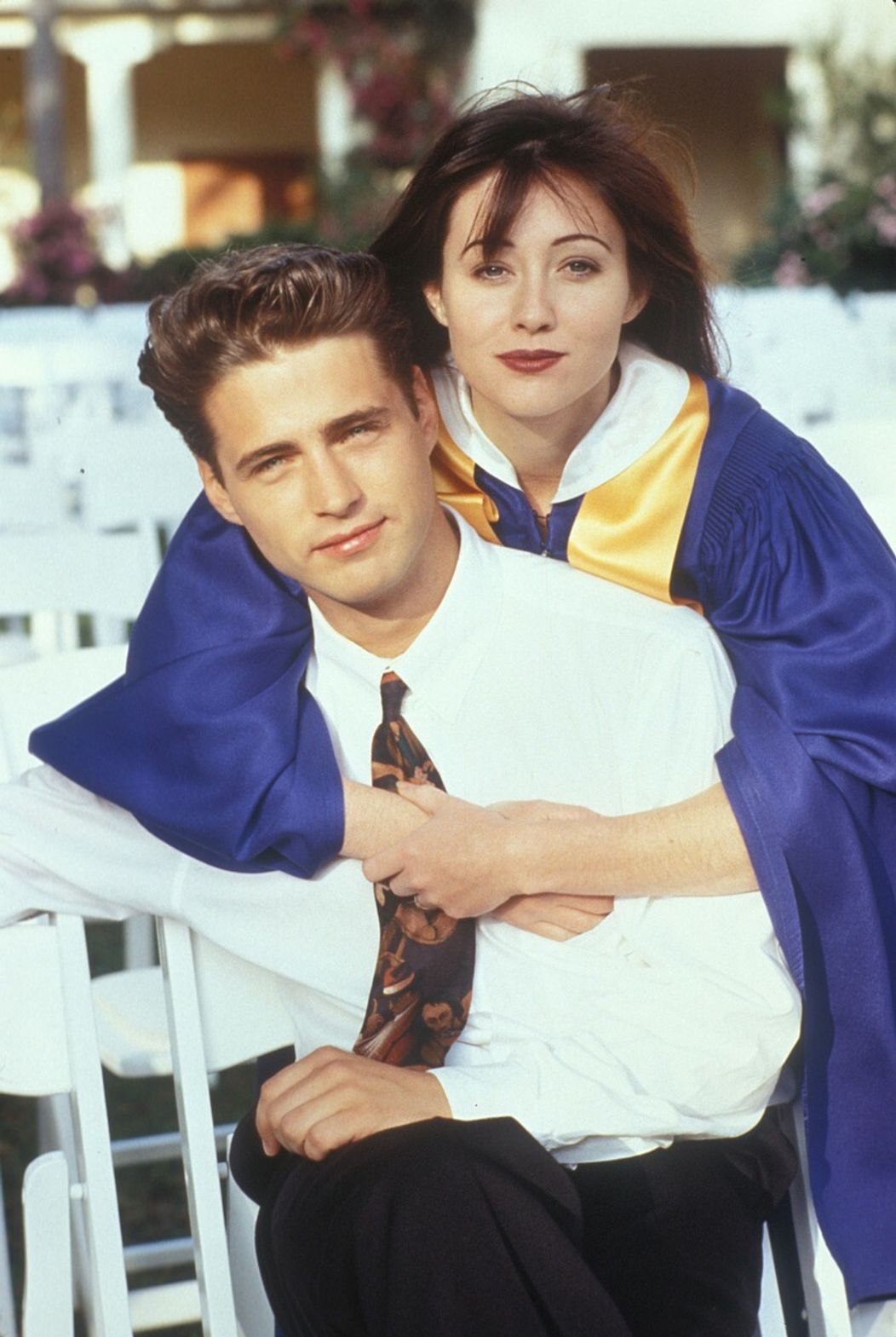 Jason Priestley a Shannen Doherty ako Brandon a Brenda Walsh z Beverly Hills 90210.