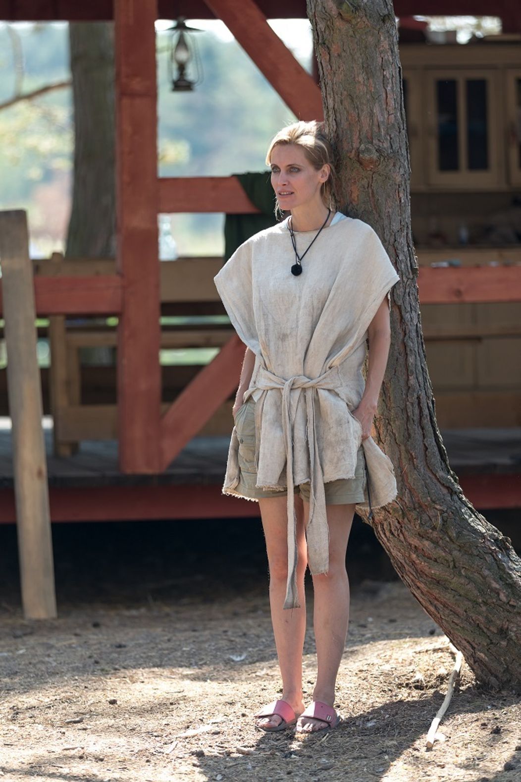 Silvia Šuvadová ako farmárska slúžka