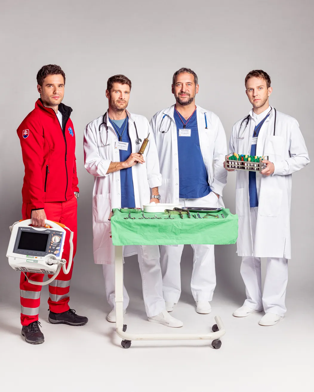Dušan Ambroš, Milo Kráľ, Martin Mňahončák a Braňo Mosný