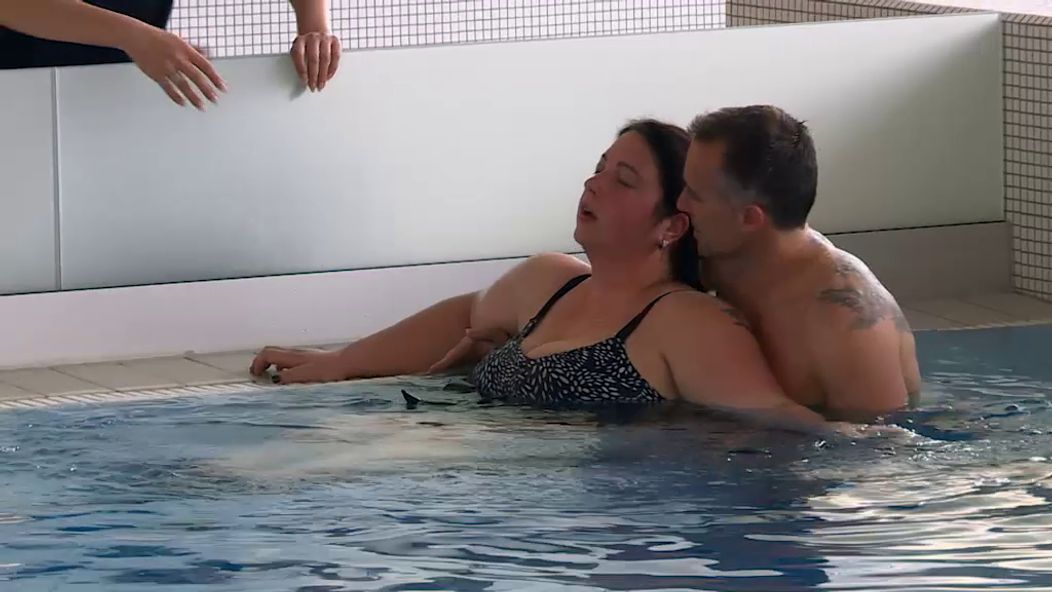Zuzana skolabovala priamo v bazéne