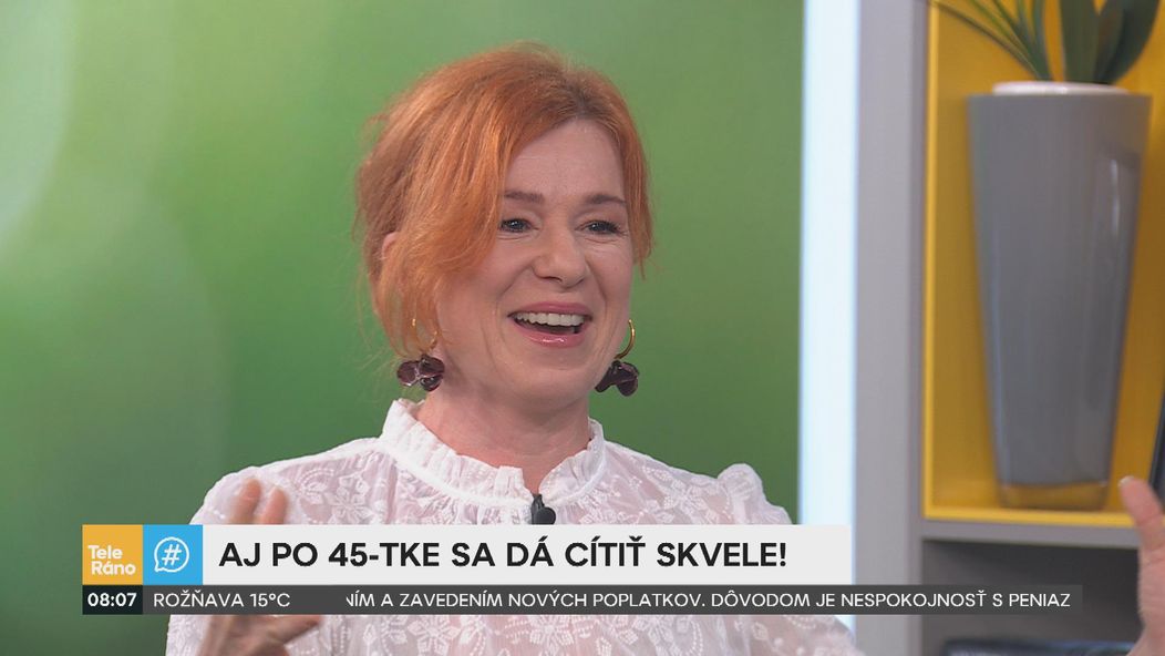 Helena Krajčiová v Teleráne