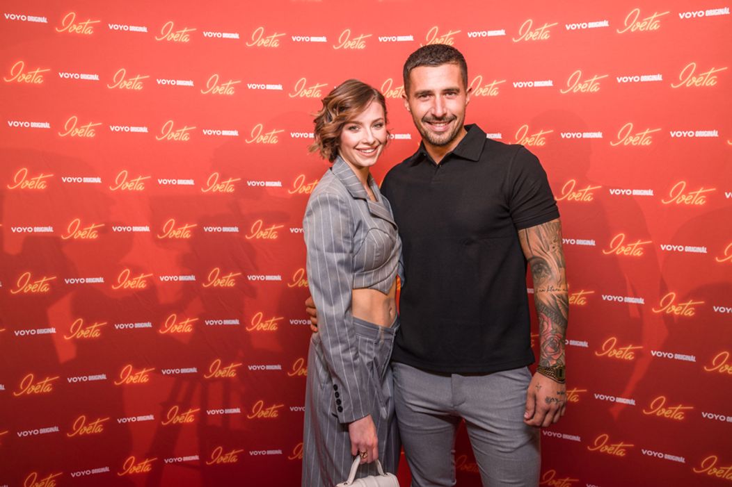 Laura Chrebetová a Martin Kulhánek na premiére druhej série Voyo Originálu Iveta