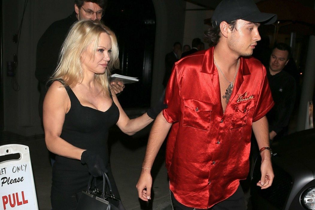 Pamela Anderson so synom Brandonom Thomasom