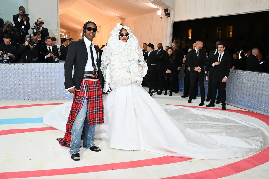 ASAP Rocky a Rihanna na Met Gala 2023