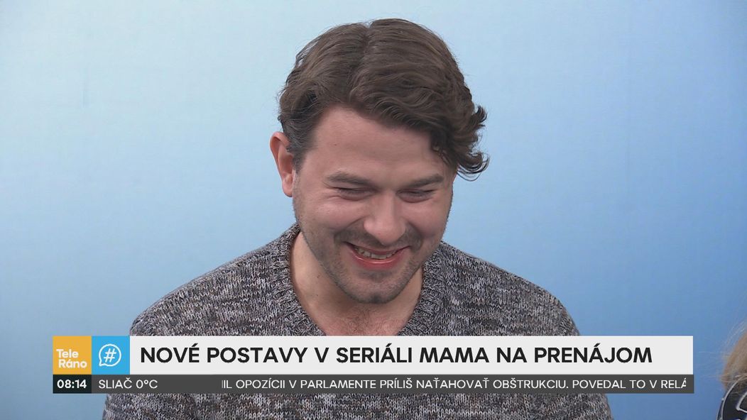Marta Sládečková, Peter Brajerčík a Richard Autner v Teleráne