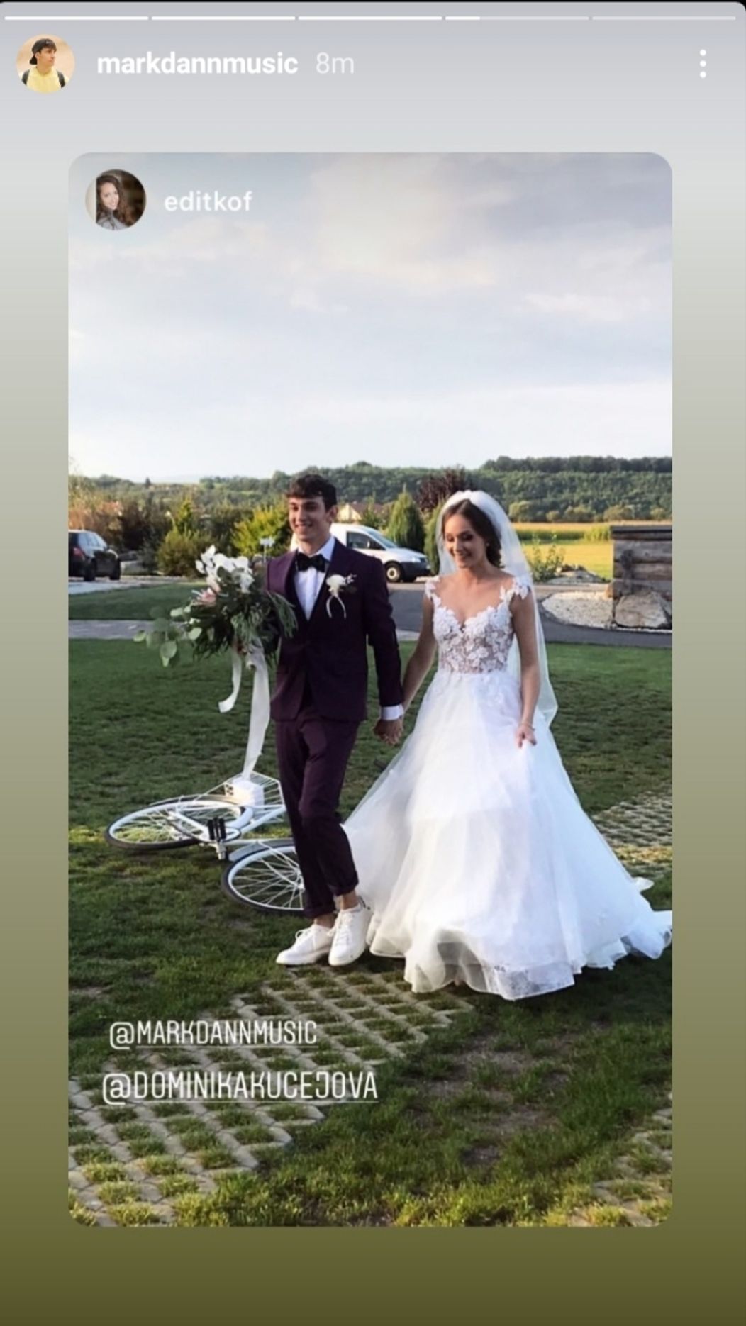 Mladomanželia Dankovci