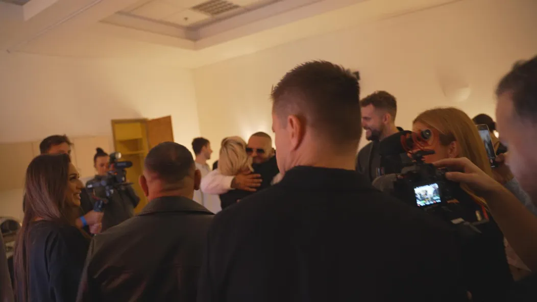 Zákulisné zábery z koncertu Rytmusa, Dara mu vzdala úctu