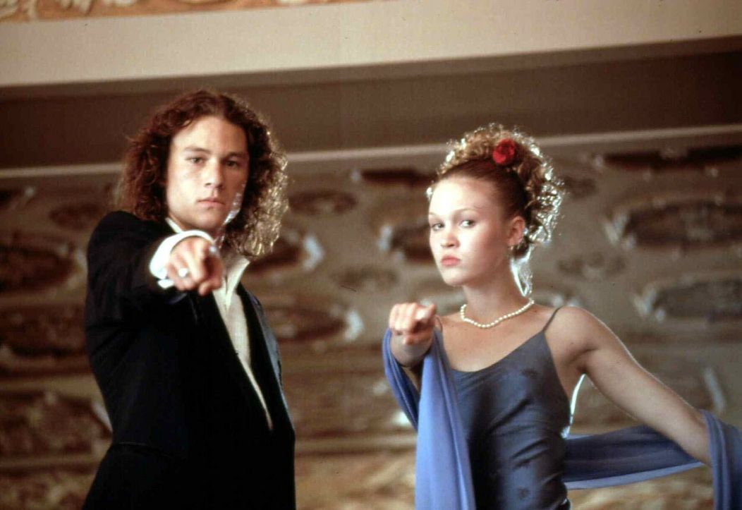 Julia Stiles a Heath Ledger vo filme 10 dôvodov, ktoré na tebe nenávidím