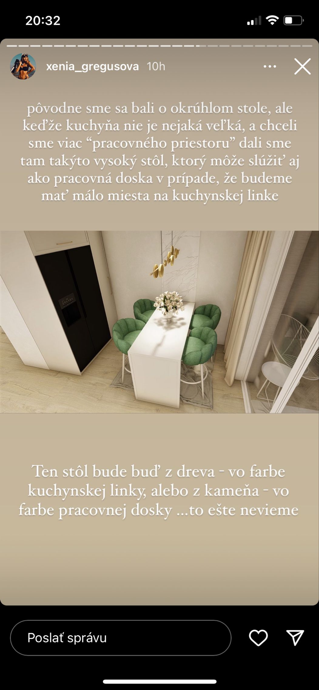 Vizualizácia bytu Xénie a Lukáša