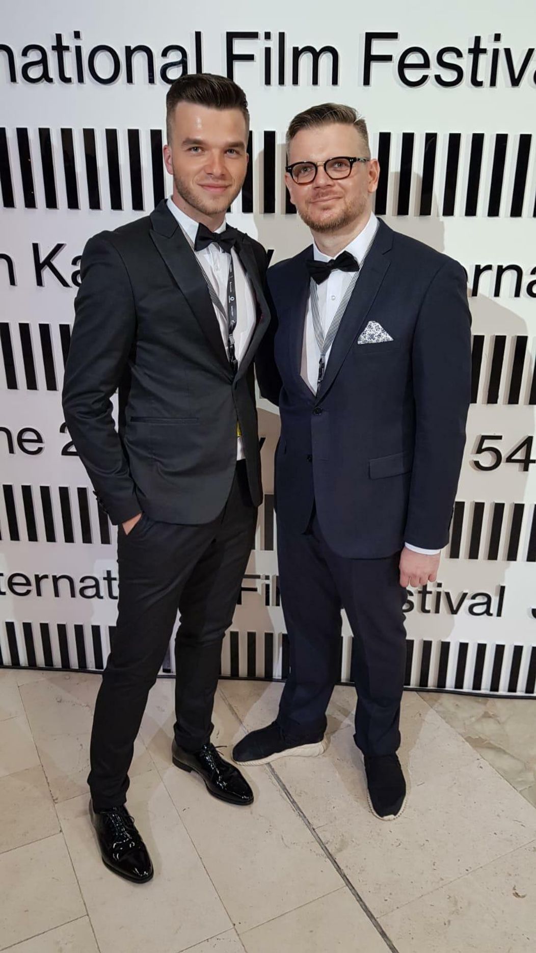 David Grich a Boris Pršo na Medzinárodnom filmovom festivale v Karlových Varoch