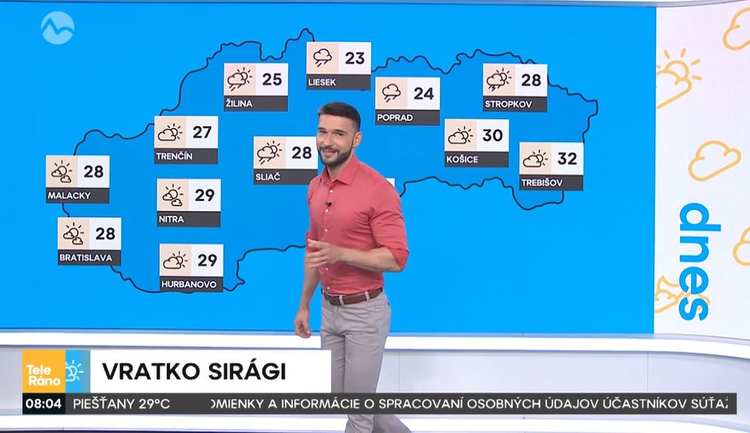Vratka Sirágiho rozosmievali počas priameho prenosu