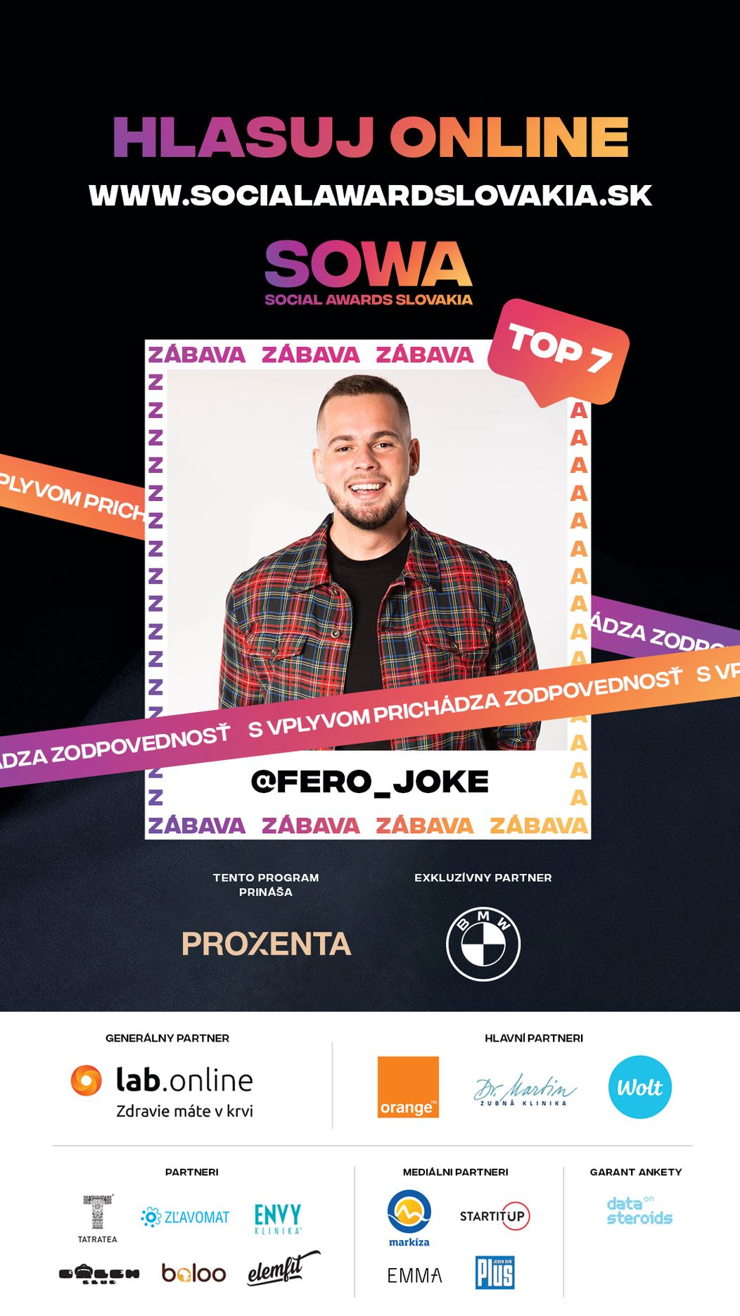 Hlasujte za Fera Jokea v druhom kole SOWA
