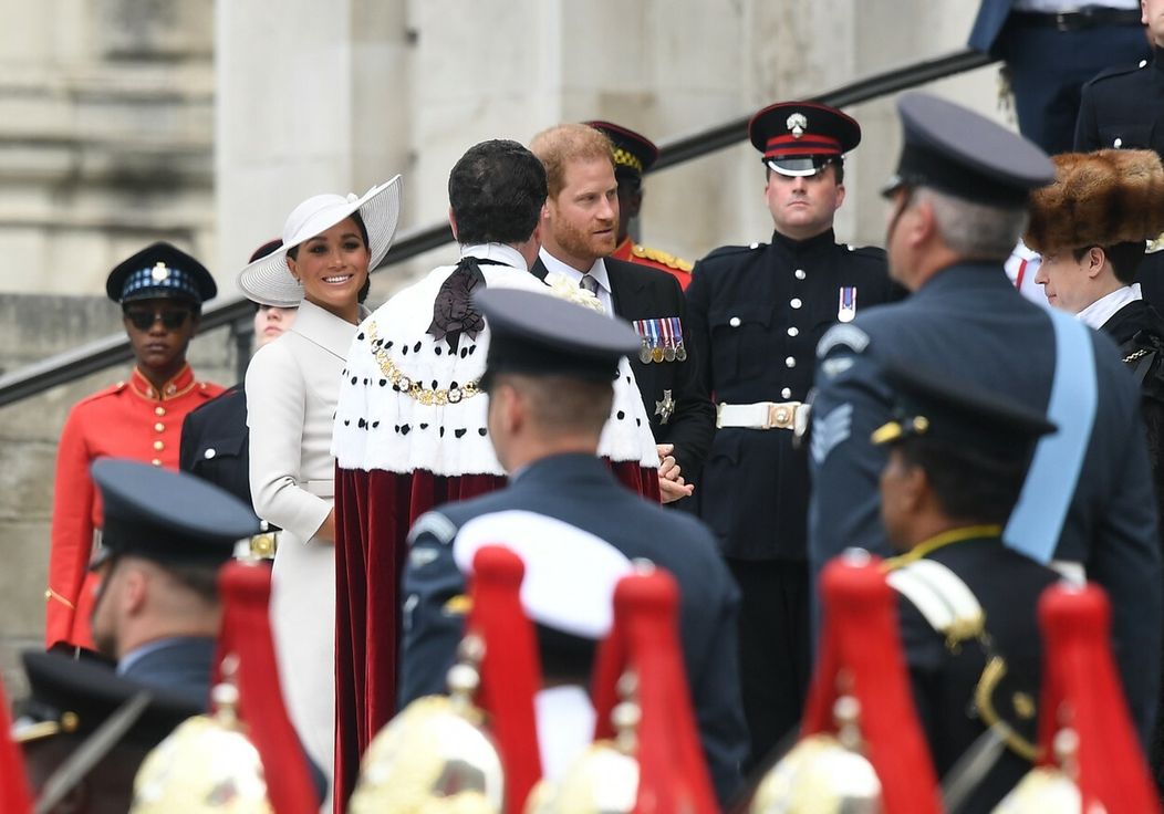 Meghan Markle a princ Harry na oslavách platinového jubilea kráľovnej