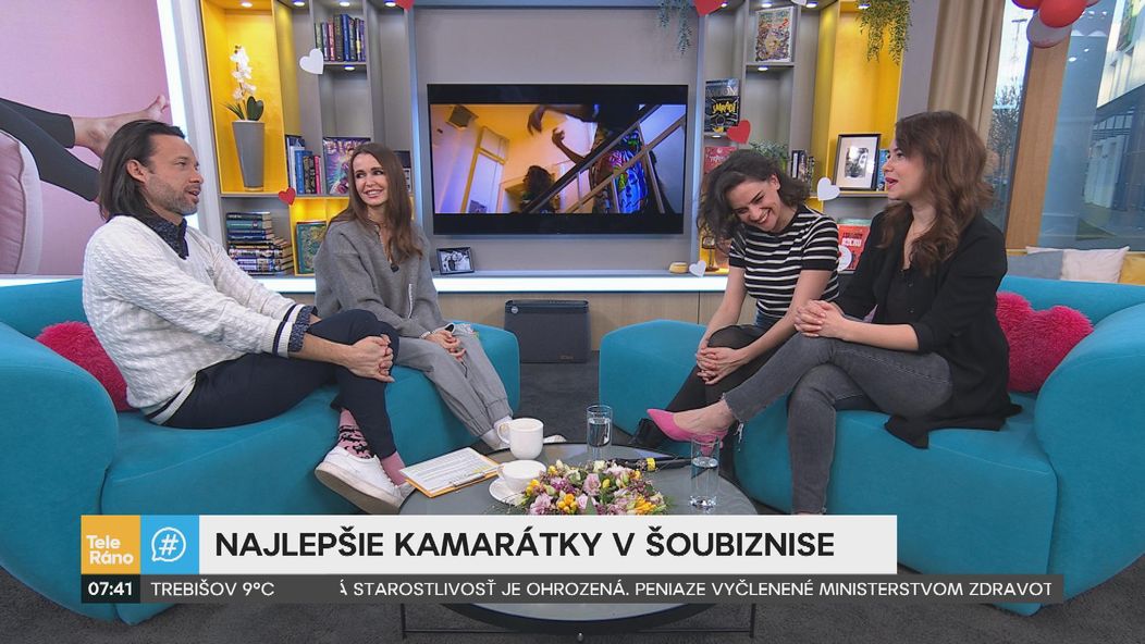 Dominika Kavaschová a Andrea Bučko v Teleráne