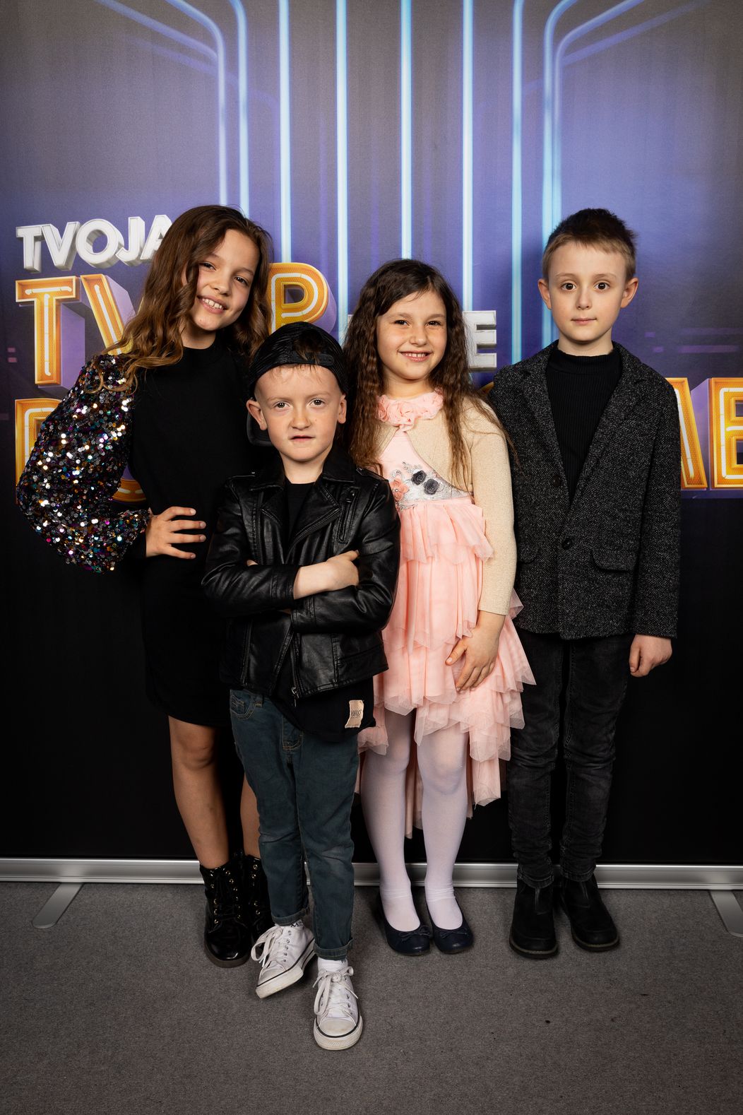 Izabelka Gavorníková, Peťko Zvolenský, Emka Kandráčová a Oliver Boublík