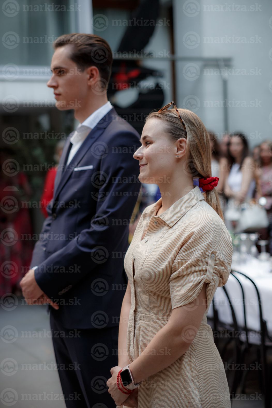 Tomášovi išla za svedka seriálová manželka Kristína Barancová Pírová