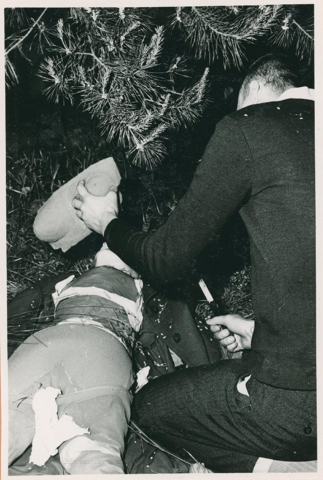 Zábery z reálnej rekonštrukcie vraždy v Brne, ktorá sa uskutočnila 29. 5. 1982