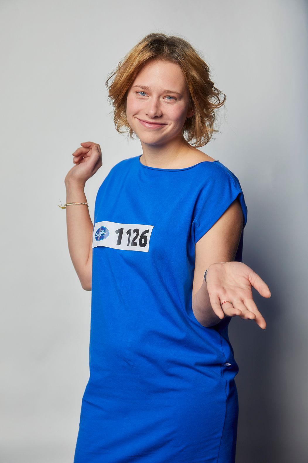 Adéla Krejdlová na kastingu SuperStar.