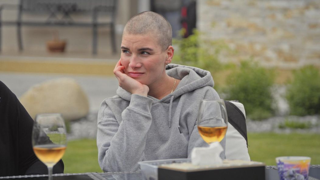 Žaneta Skružná s rodinou.