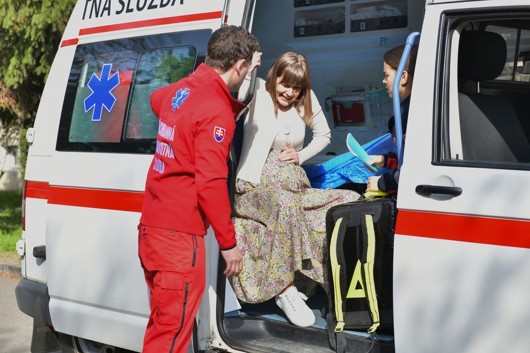 Kristína Spáčová si zahrala budúcu mamičku