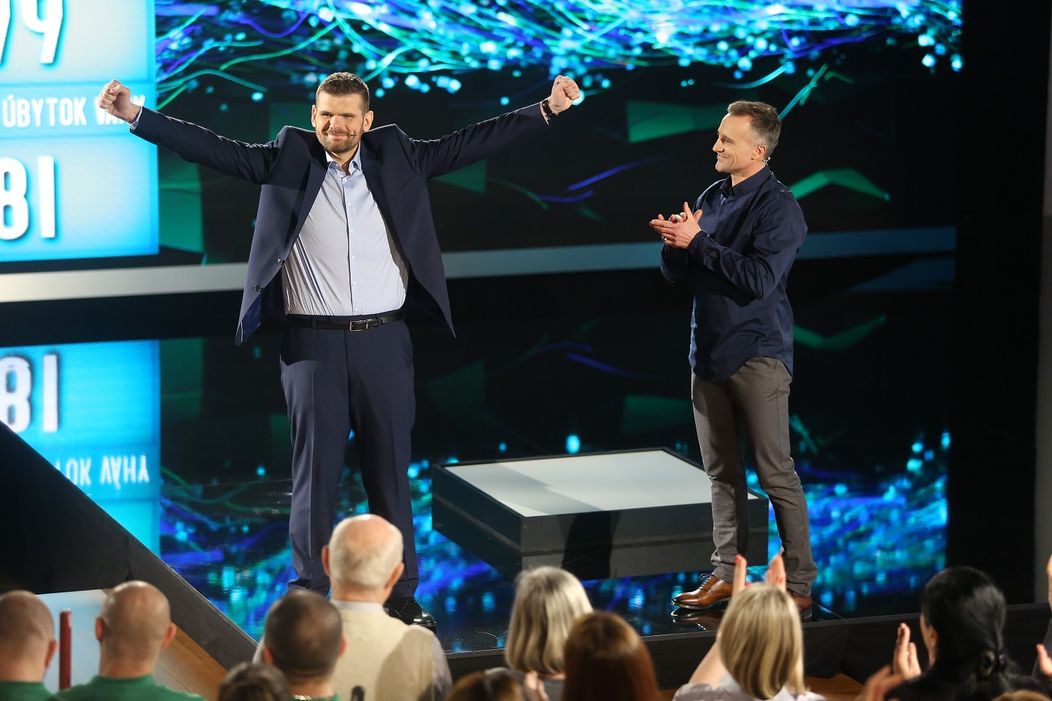 Rudo Kučák s Marošom Molnárom po poslednom vážení