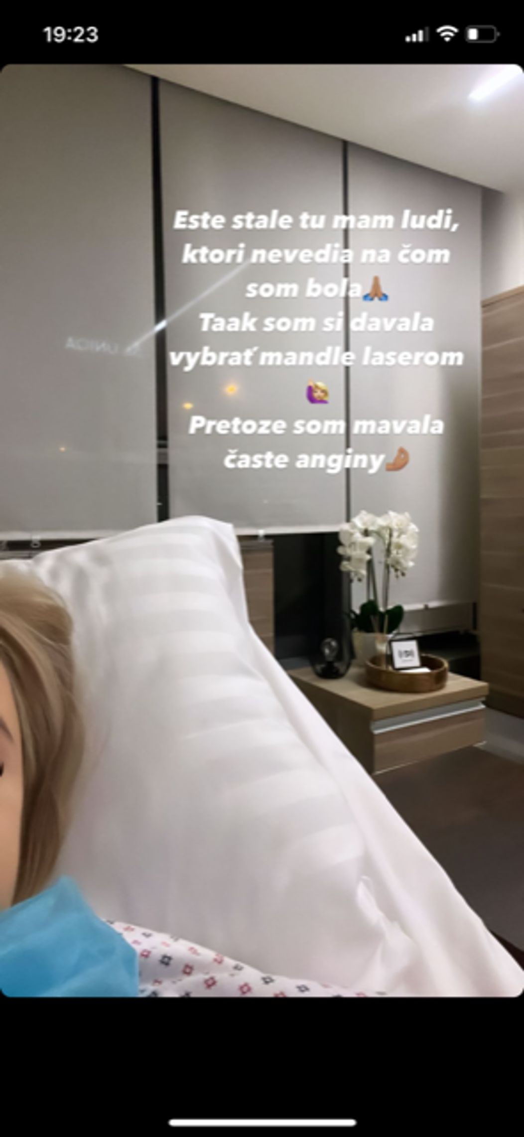 Cynthia absolvovala operačný zákrok