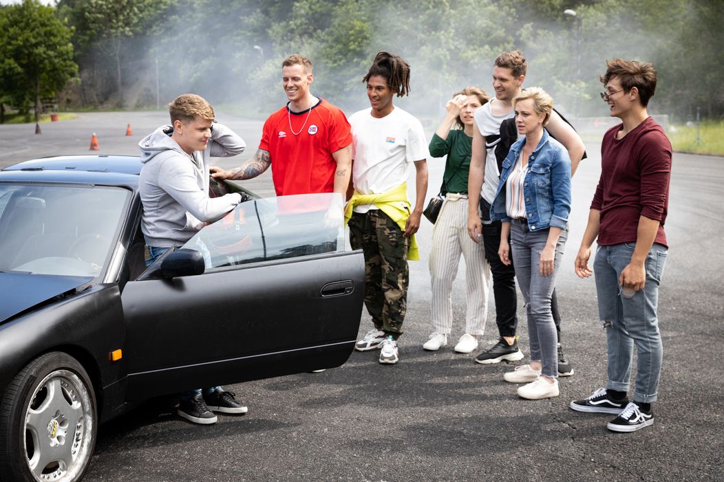 Luky a Dorka s partiou z Pána profesora