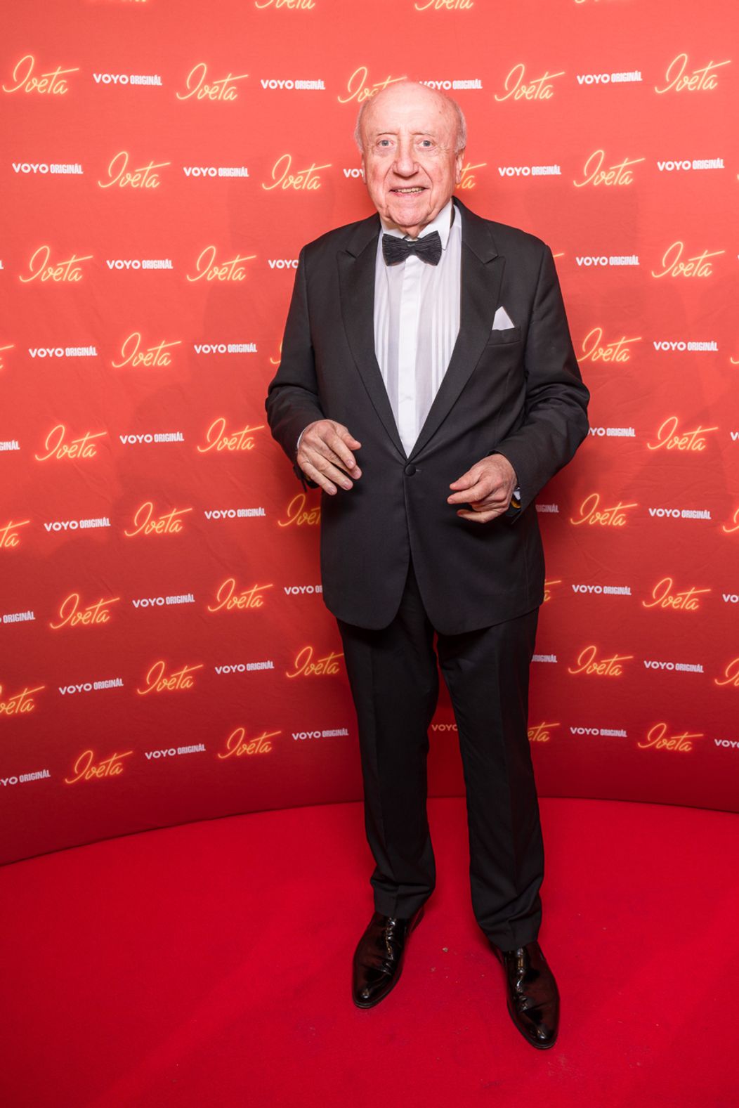 Félix Slováček na premiére druhej série Voyo Originálu Iveta
