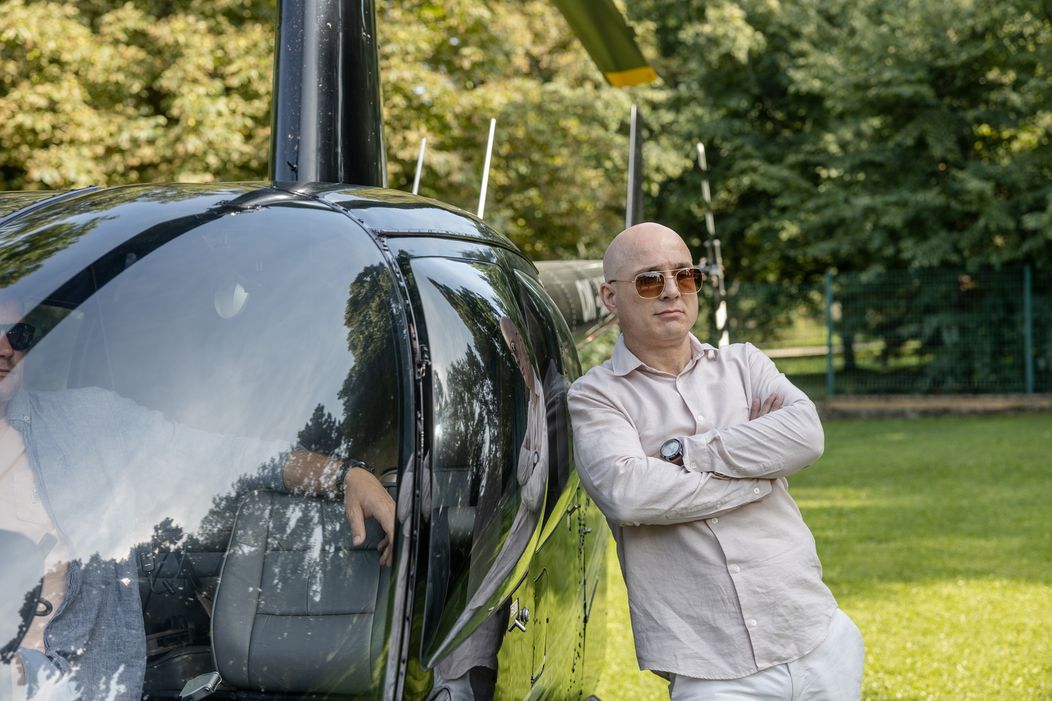 Dušan Cinkota sa s helikoptérou neskamarátil