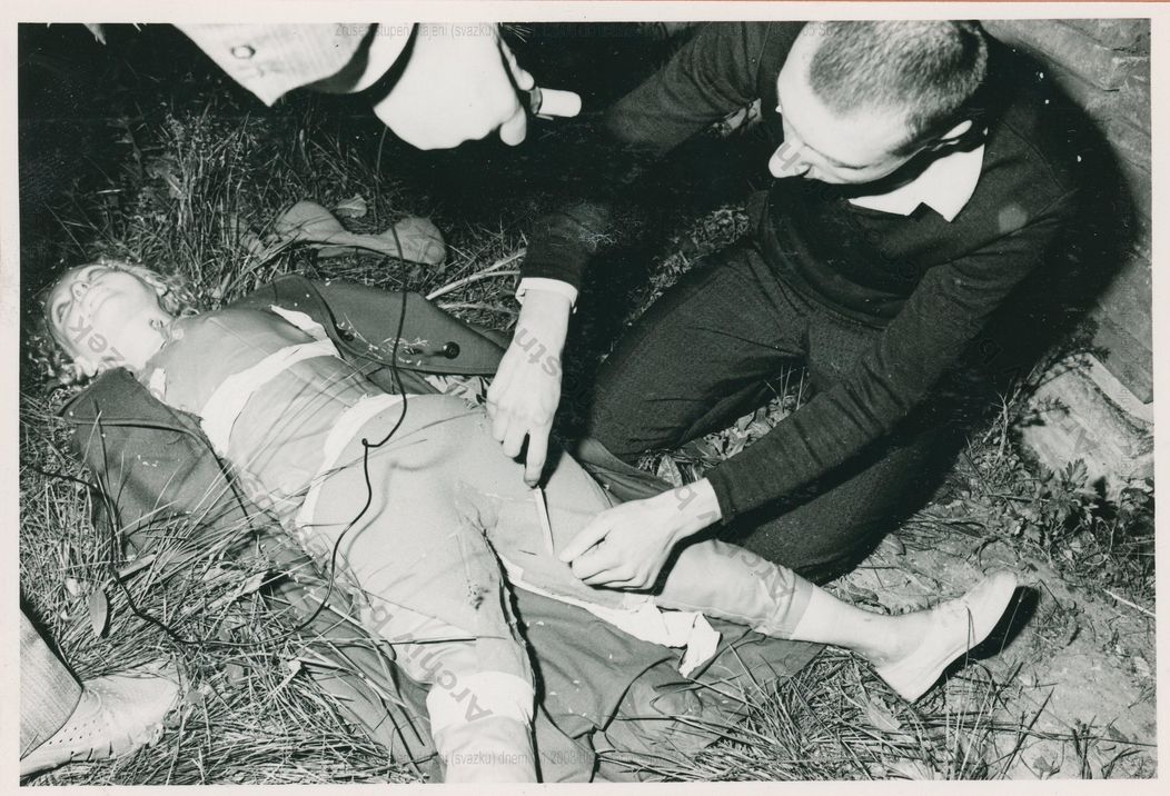 Zábery z reálnej rekonštrukcie vraždy v Brne, ktorá sa uskutočnila 29. 5. 1982