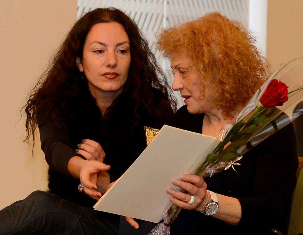 Na snímke slávnostné odovzdávanie výročných cien a cien za celoživotné diela, cenu za celoživotné dielo získala Soňa Valentová (