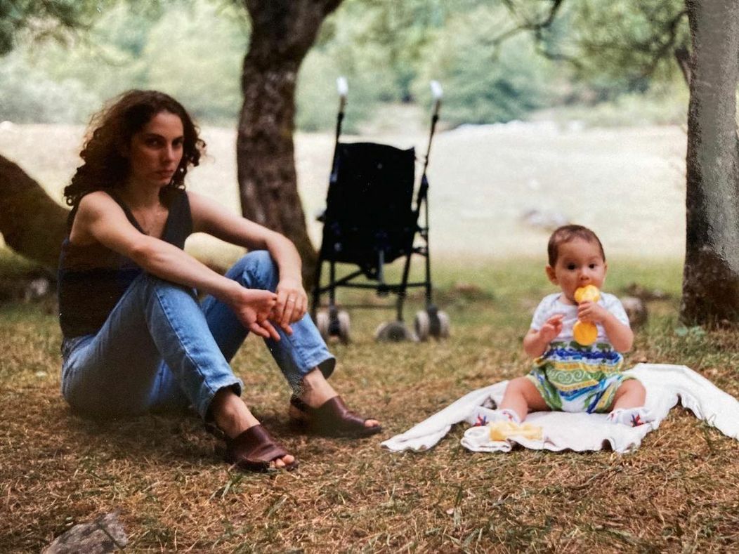 Malinký Giovanni s maminou