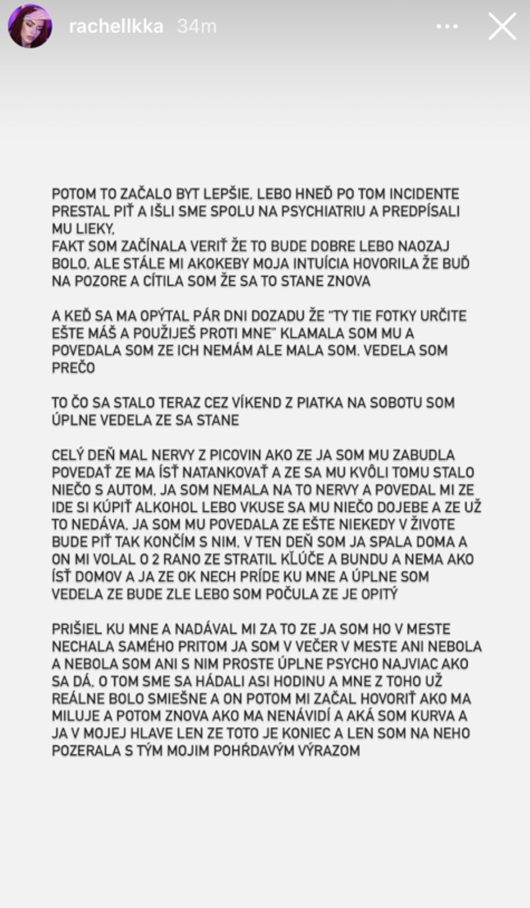 Ráchel Karnižová zverejnila fotky po bitke a správy plné vulgarizmov