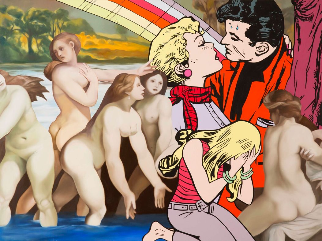 Tenistka Naomi Osaková reaguje v 3. kole Australian Open 2020.