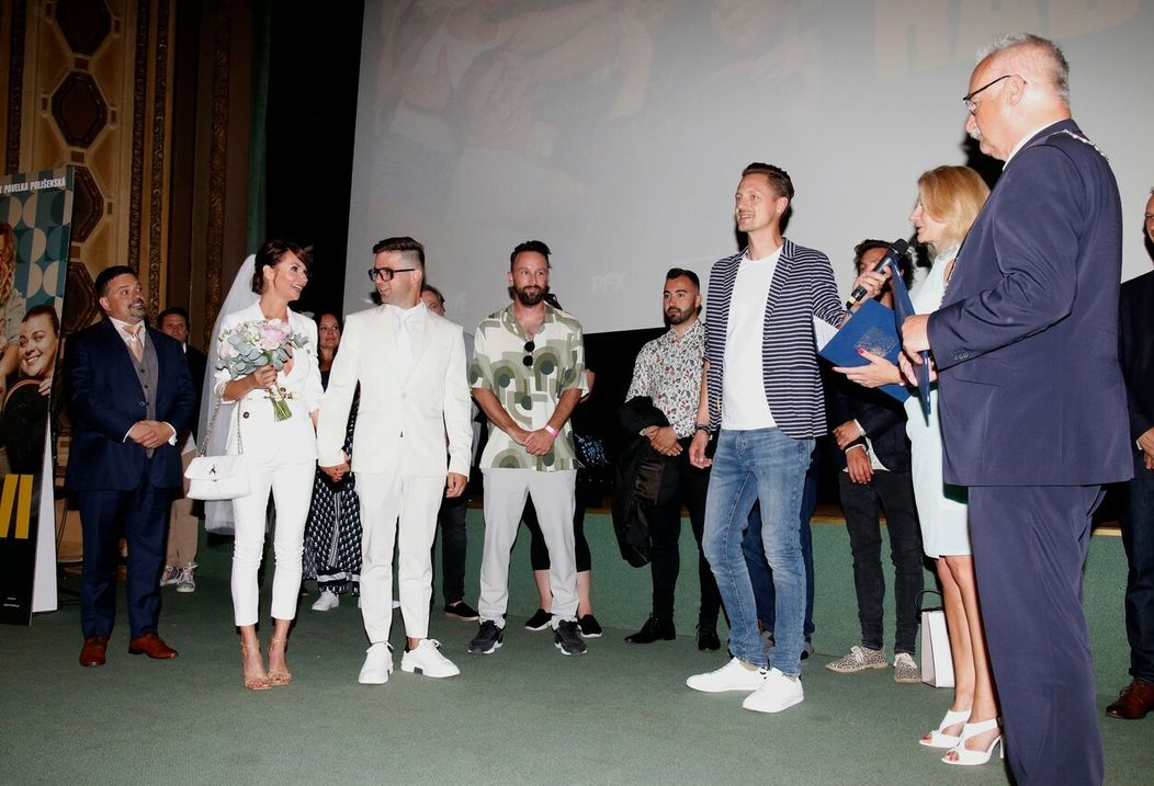 Herečka Sandra Nováková sa vydala v kine 