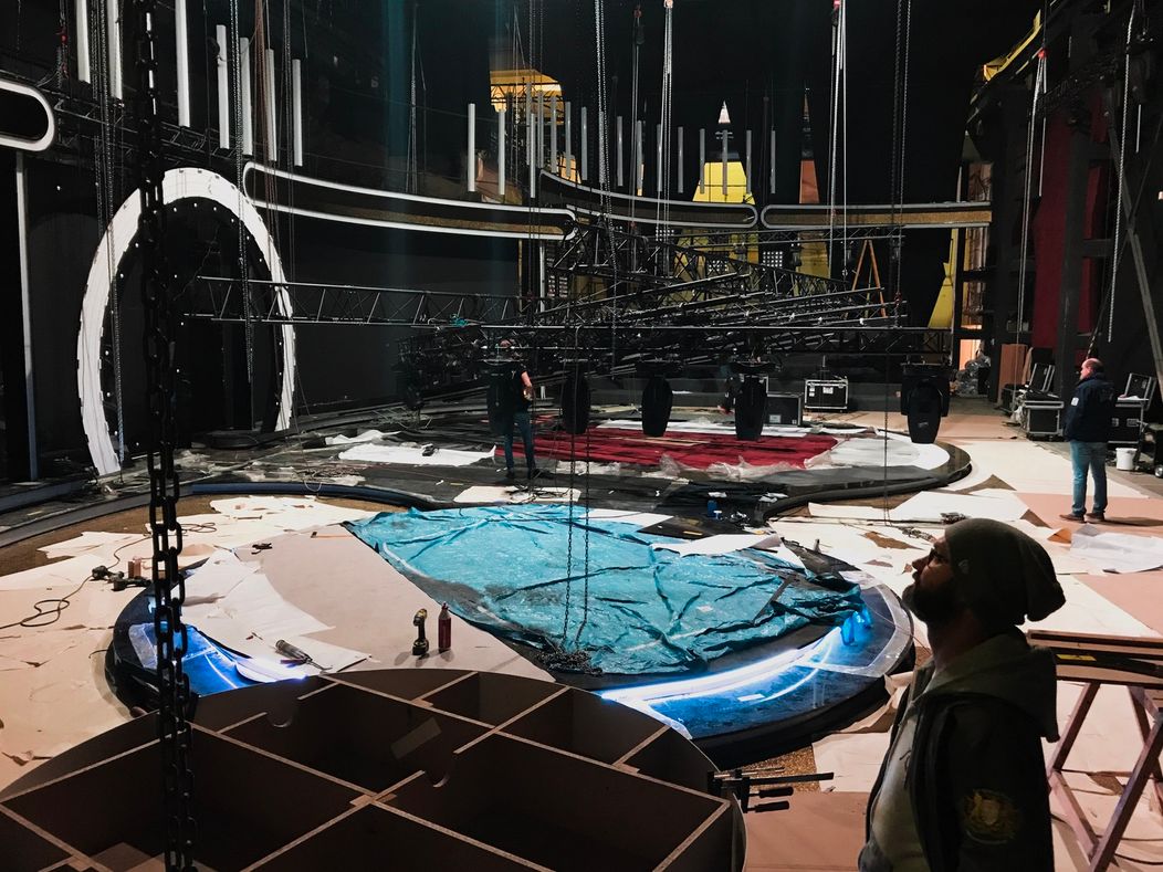 Takto vyzeralo štúdio na začiatku výstavby