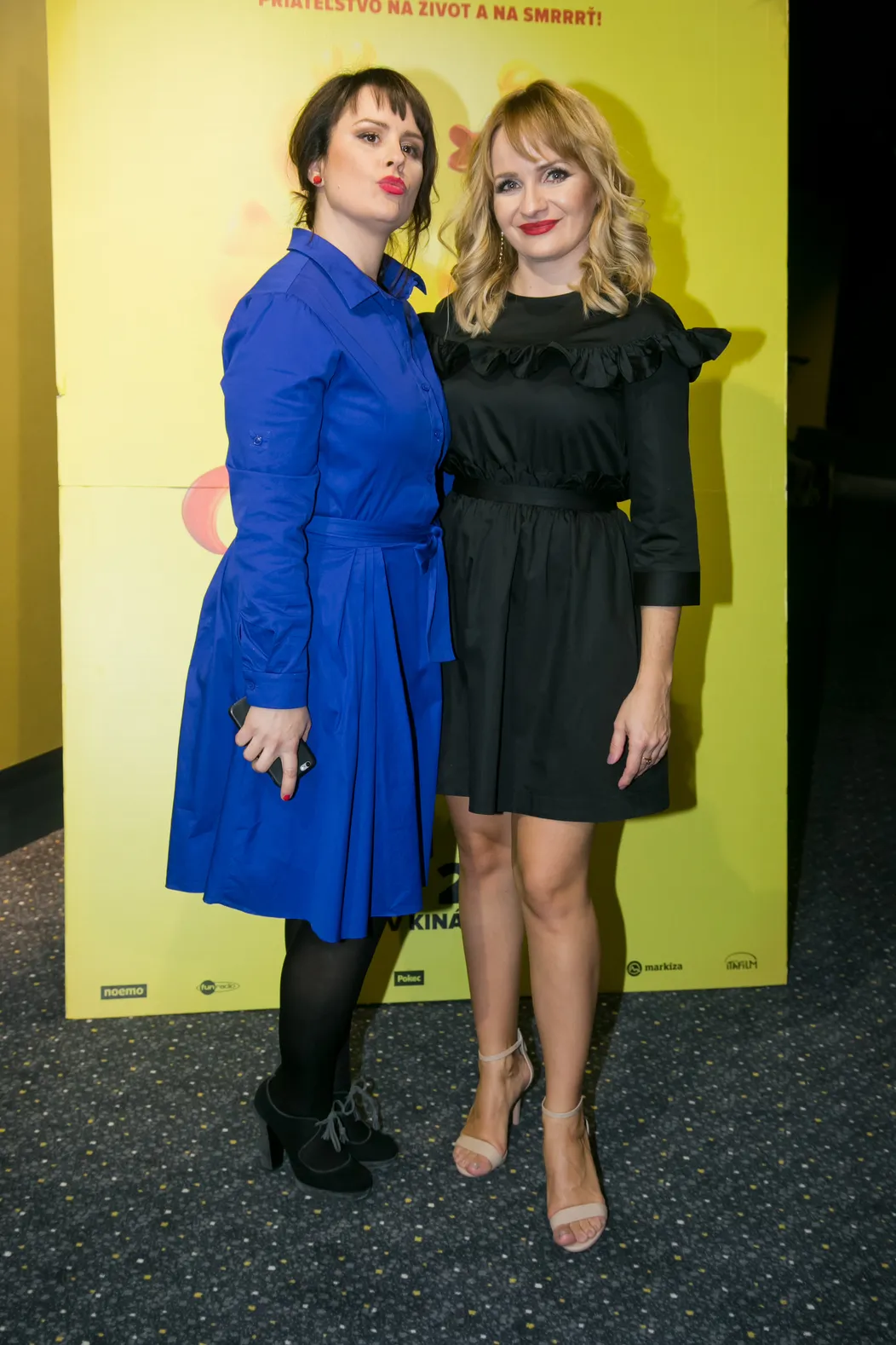 Premiéra Cuky Luky filmu, Petra Polnišová a Zuzka Šebová