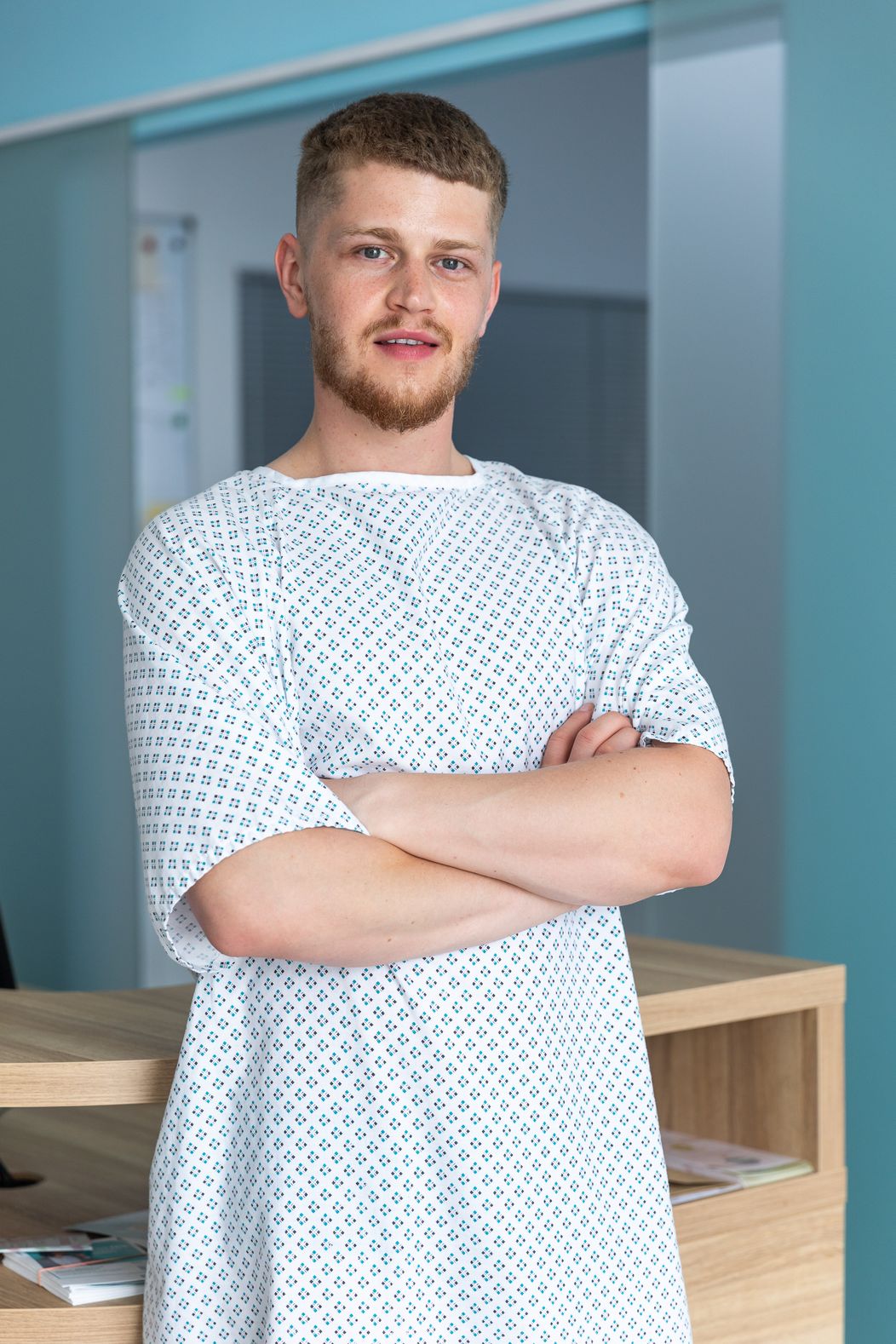 Oliver Oswald na nakrúcaní šiestej epizódy Druhej šance.