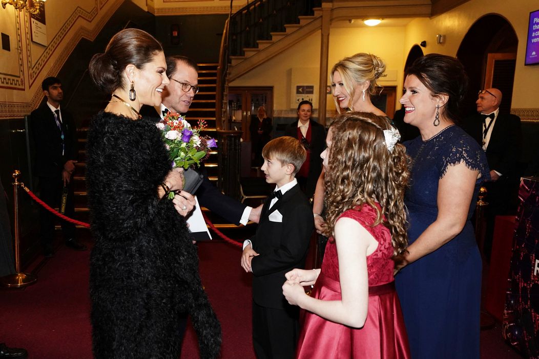 Princ a princezná z Walesu v Royal Albert Hall